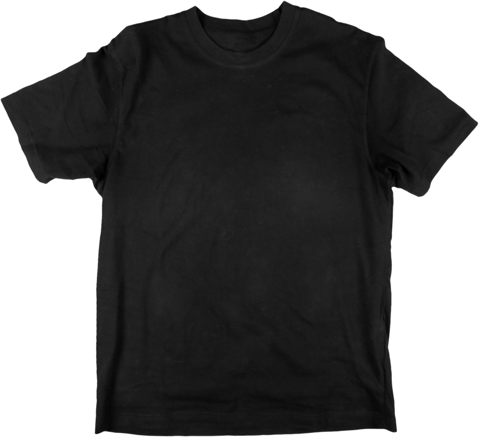 Black T-Shirt Isolated 